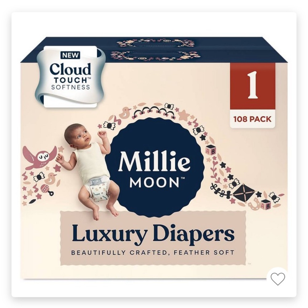 Millie moon Size 1 diapers 40 units